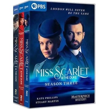 Miss Scarlet & the Duke Seasons 1-3 DVD Box Set